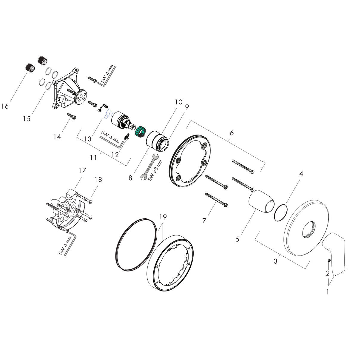 Spare parts for products 31685003