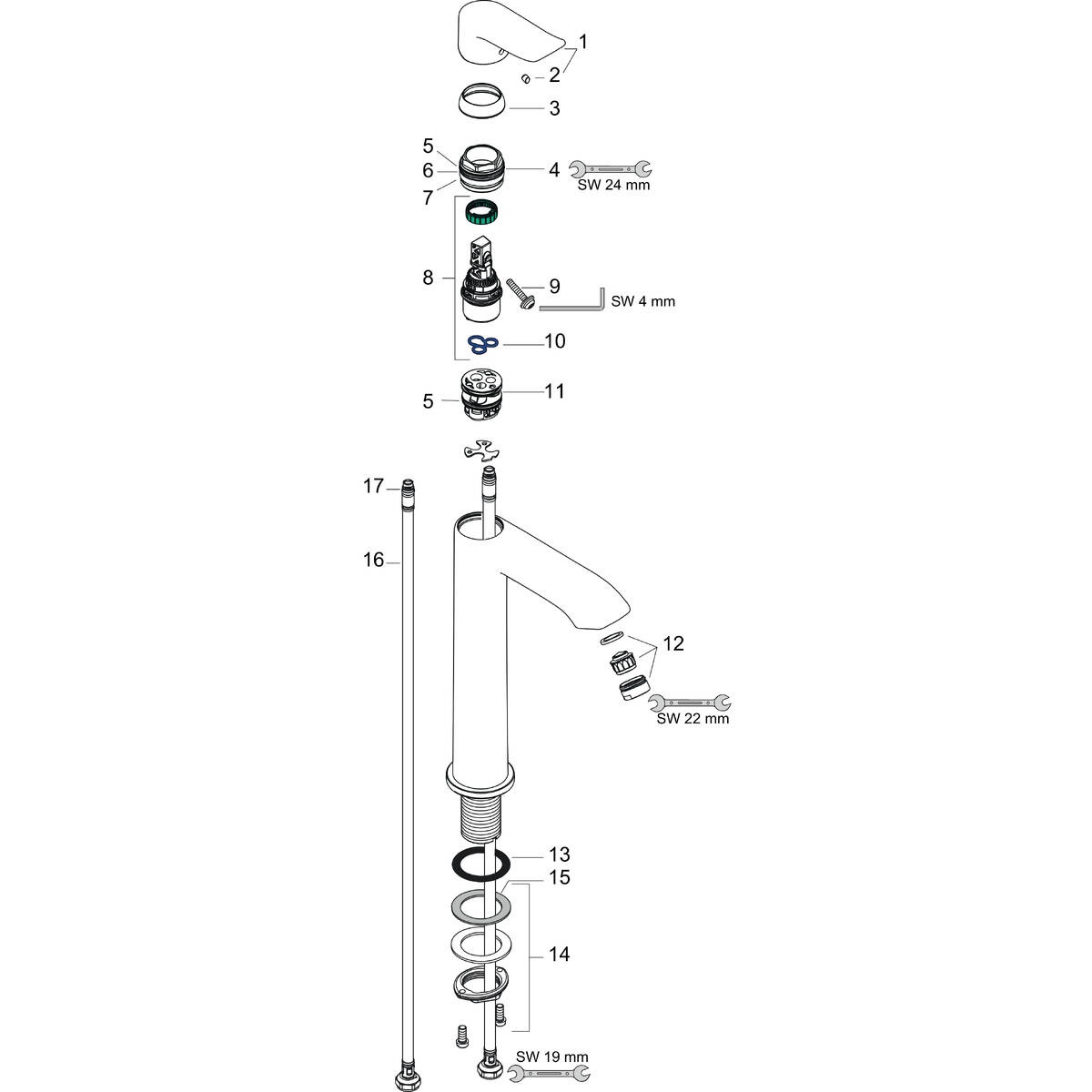 Spare parts for products 31185000