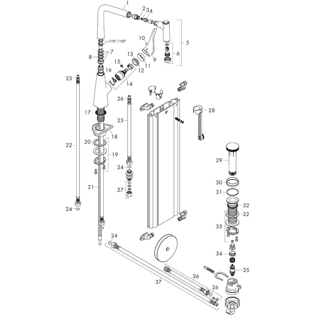 Spare parts for products 73806000