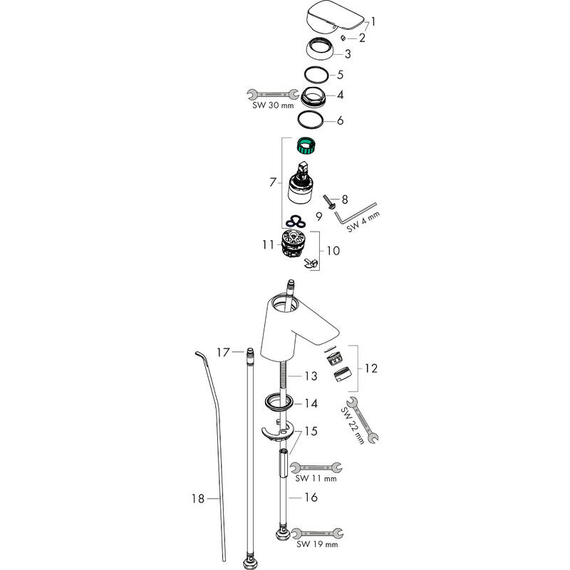 Spare parts for products 71072000