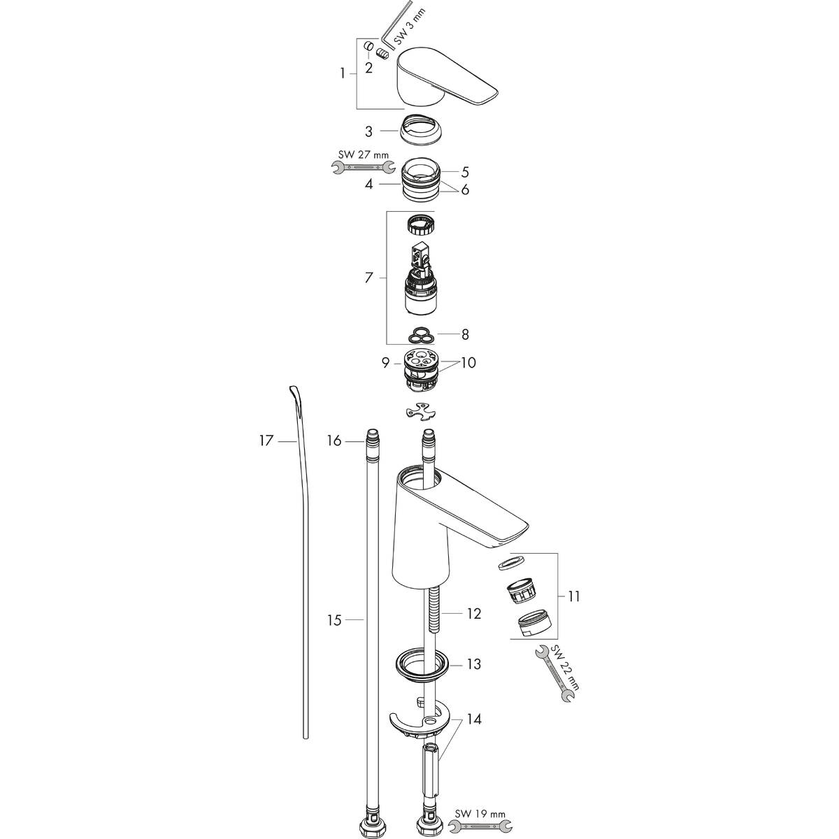 Spare parts for products 71703000