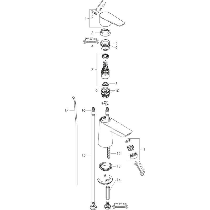Spare parts for products 71703000