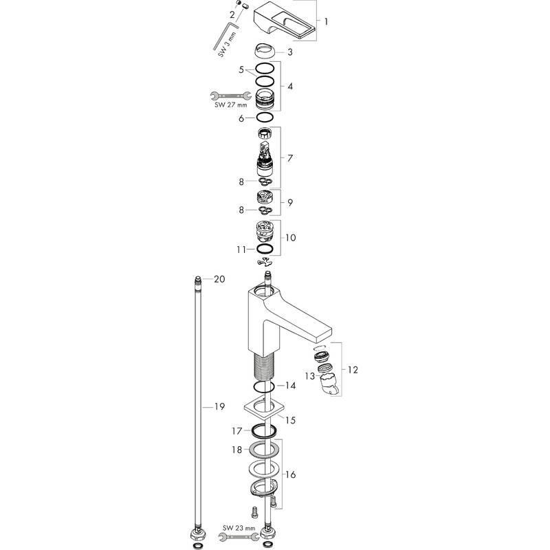 Spare parts for products 74500003