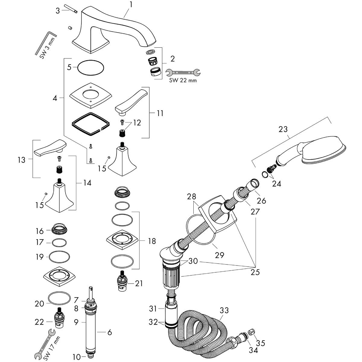 Spare parts for products 31441090