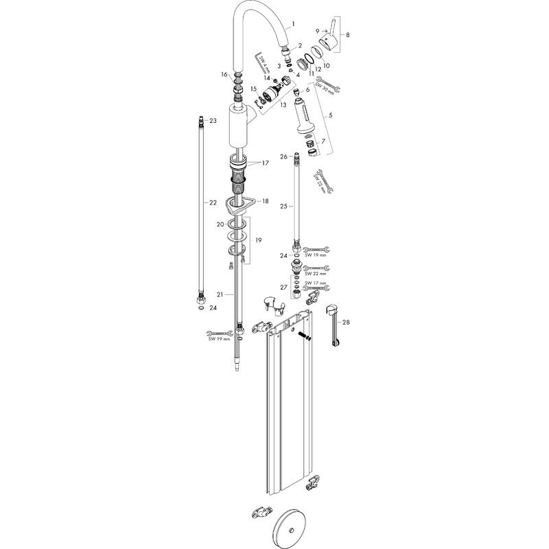 Spare parts for products 73863000