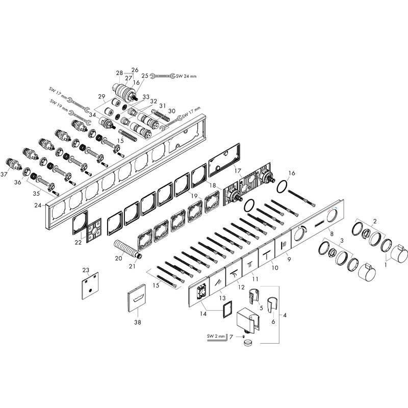 Spare parts for products 15358000