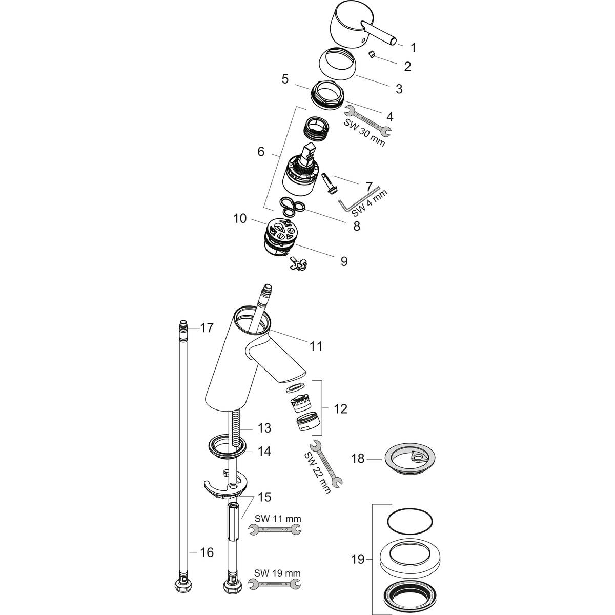 Spare parts for products 32041000