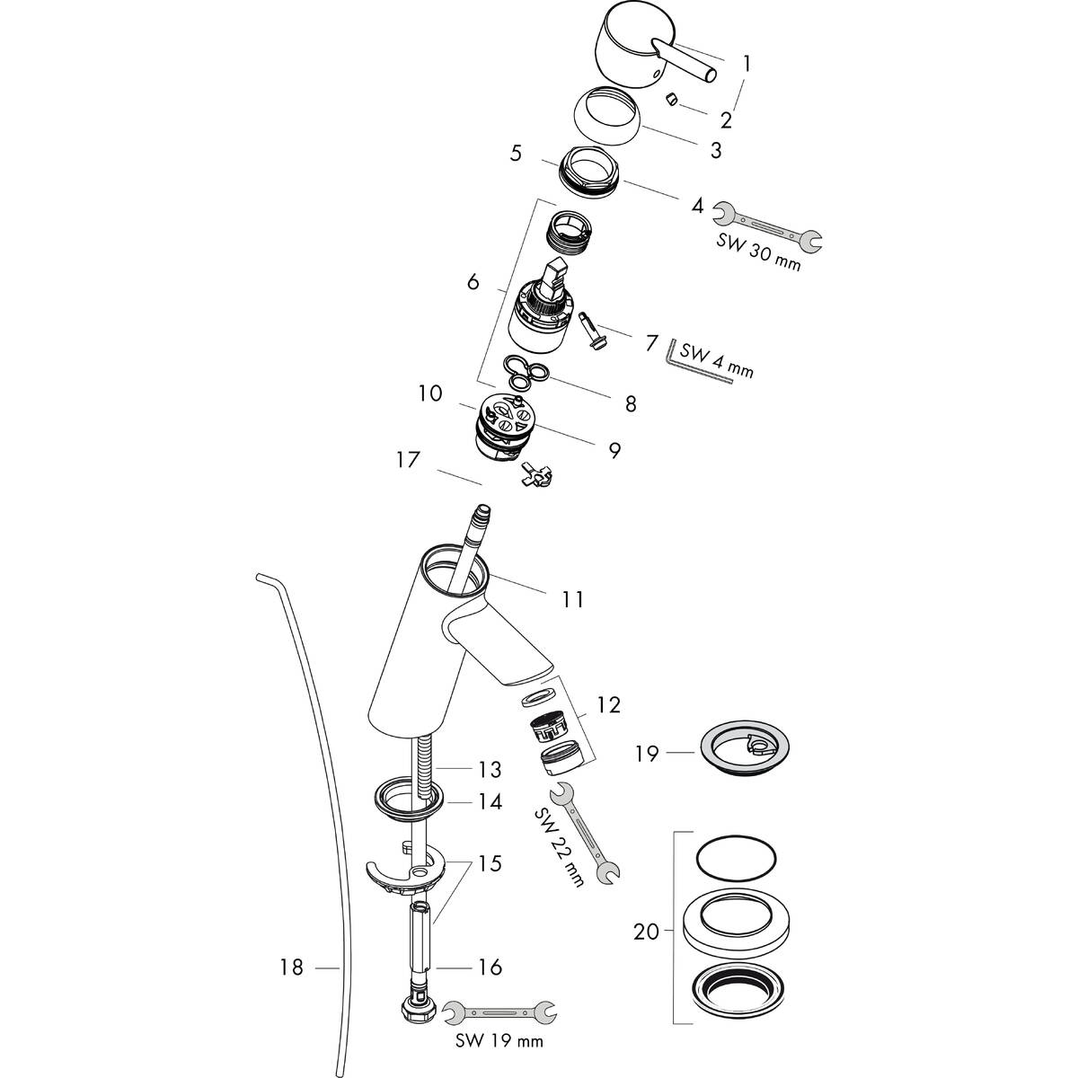 Spare parts for products 32040000