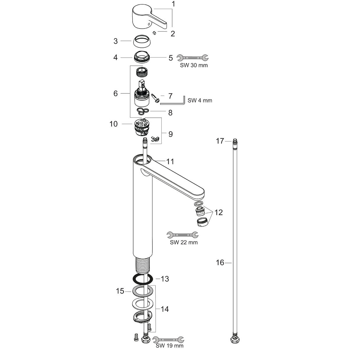 Spare parts for products 31023000