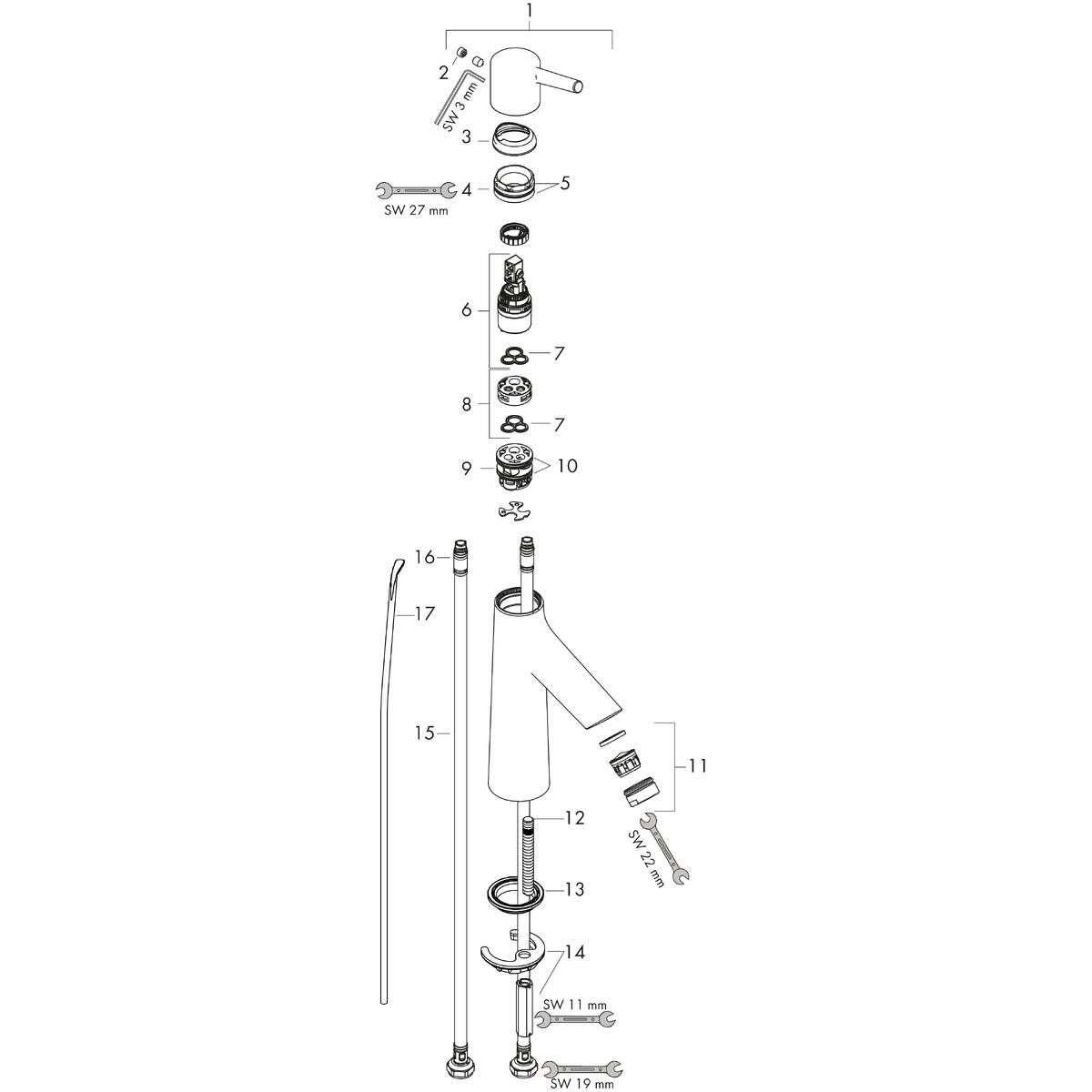 Spare parts for products 72022000