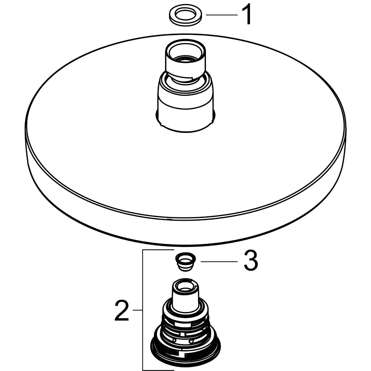 hansgrohe Overhead showers Croma Select S, 2 spray modes, Item No
