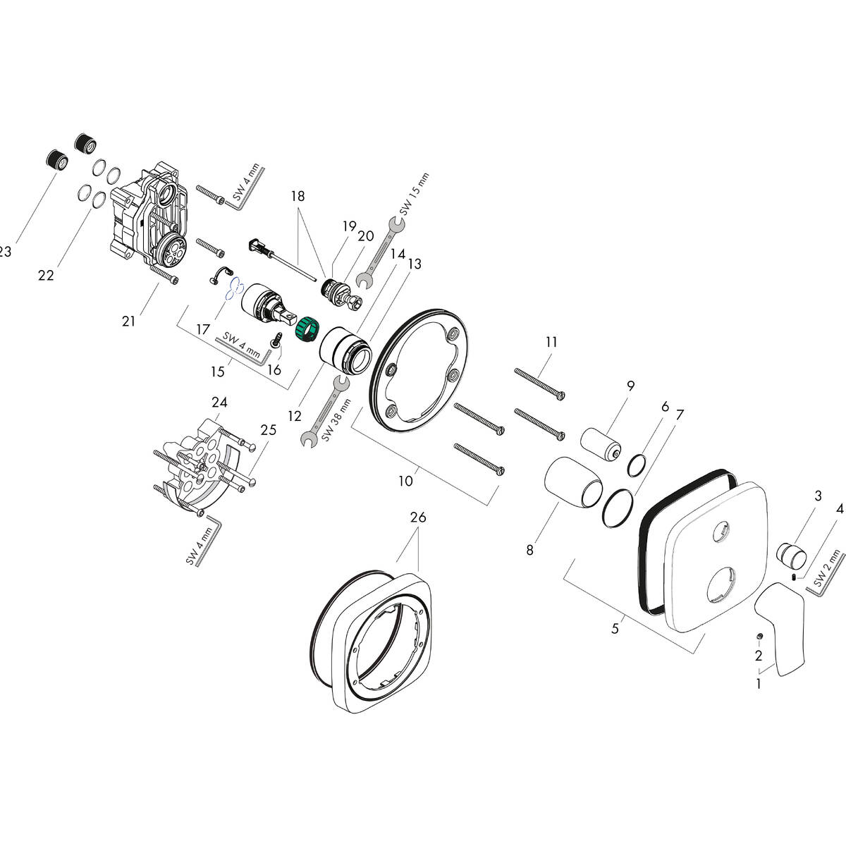 Spare parts for products 31454003
