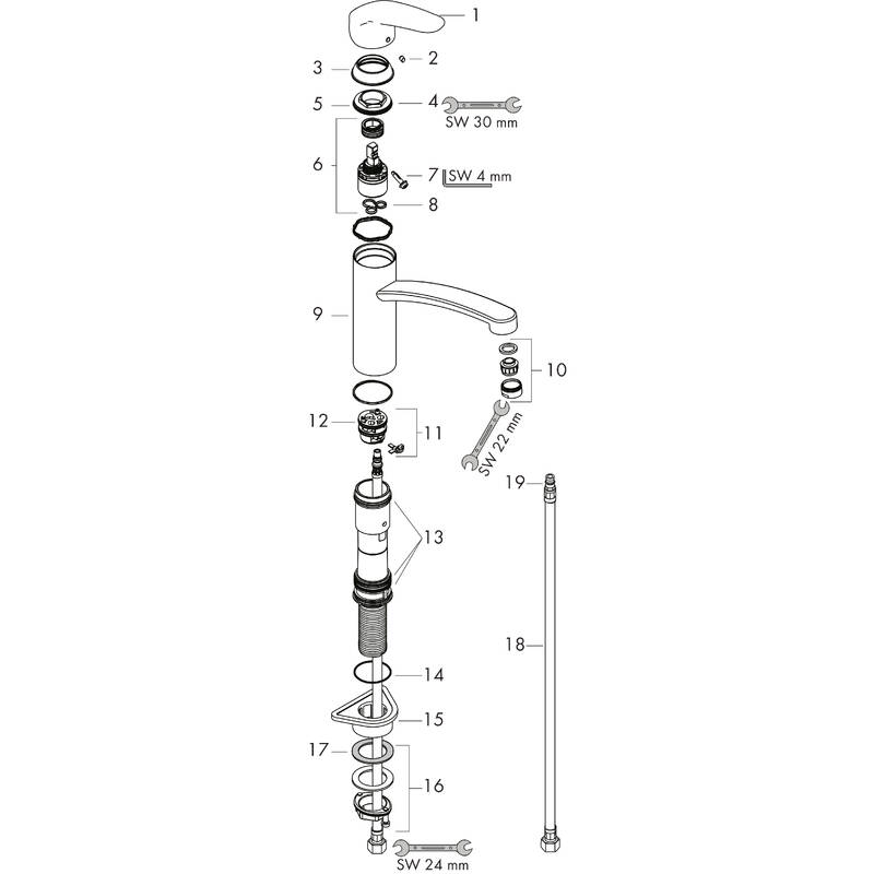 Spare parts for products 31806003