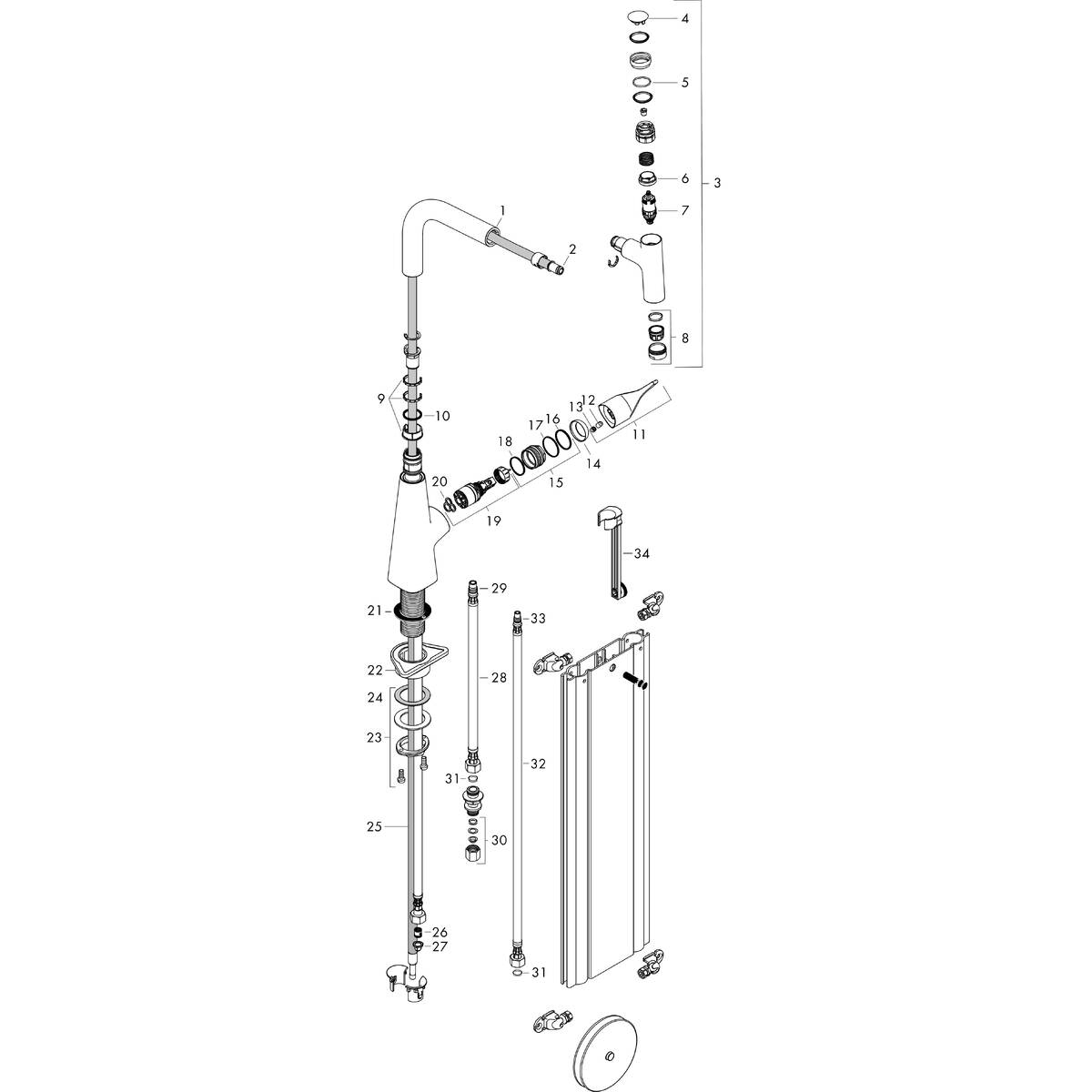Spare parts for products 73802000