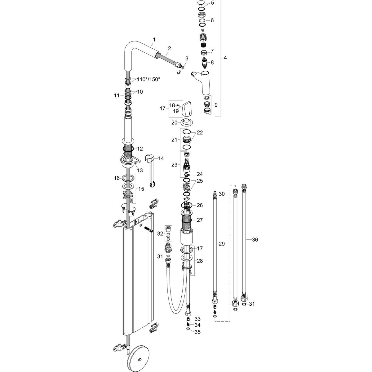Spare parts for products 73804000