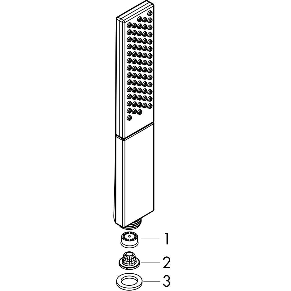 hansgrohe Hand showers Rainfinity, 1 spray mode, Item No. 26867000