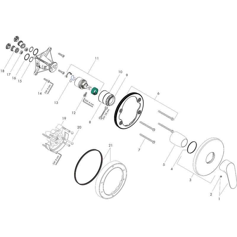 Spare parts for products 31965000