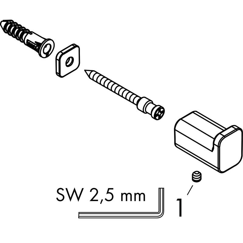 hansgrohe Accessories: AddStoris, Towel hook, Item No. 41742000