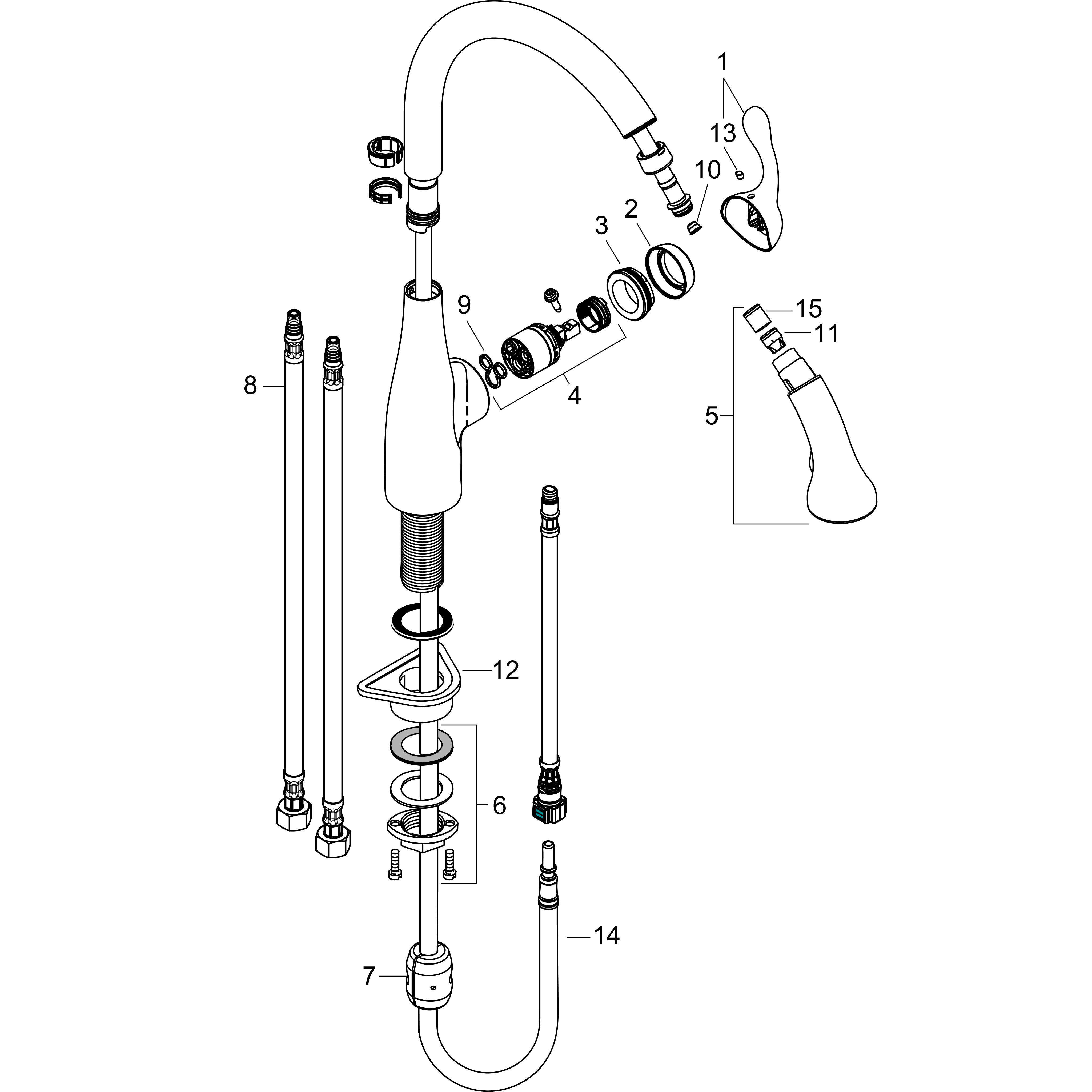 Hansgrohe Faucet Parts Plumbing Supplies   153  Heu00776 Svg 