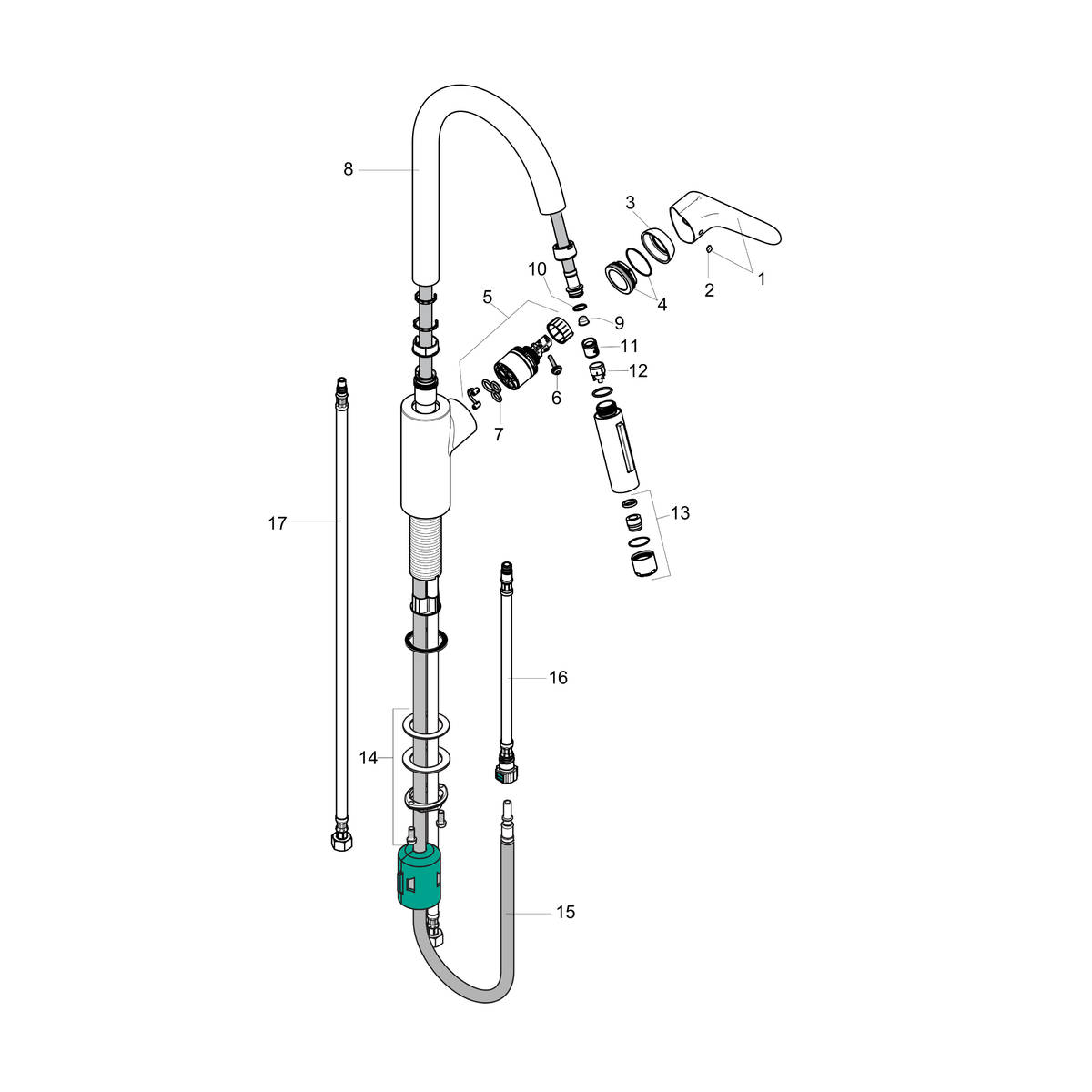 Hansgrohe Kitchen Faucet Parts - Plumbing Supplies