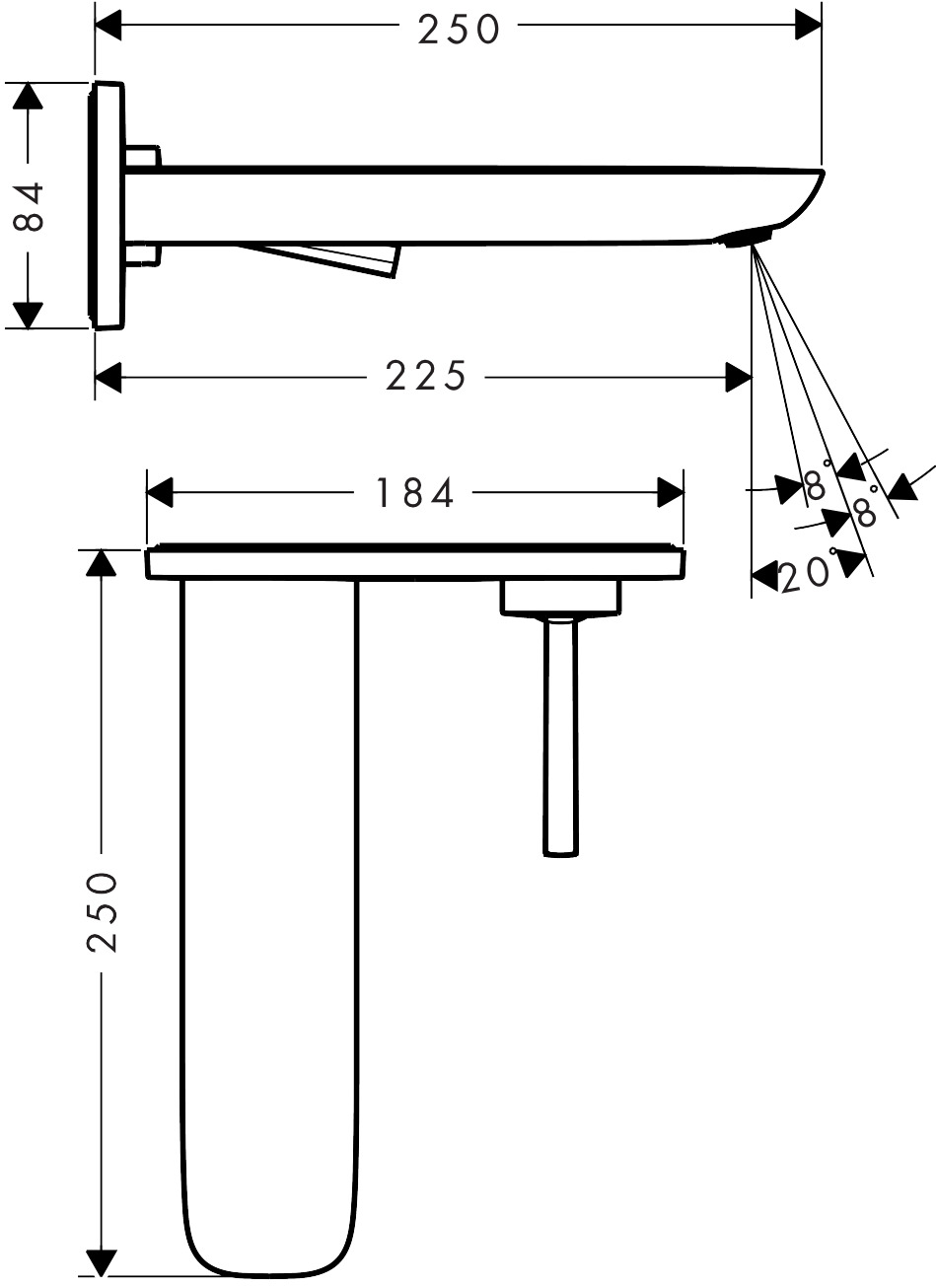 hansgrohe Washbasin mixers: PuraVida, Single lever basin mixer for 