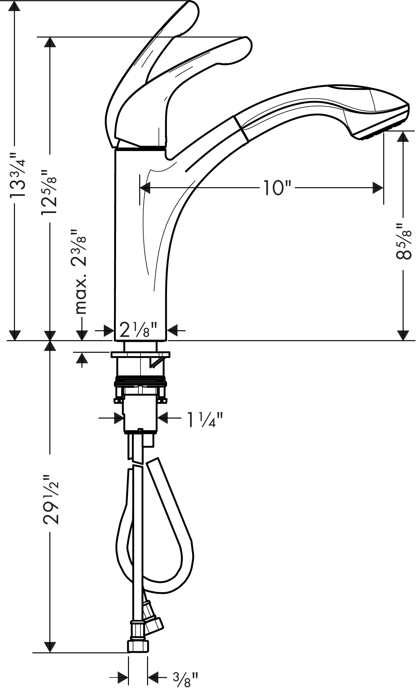 Hansgrohe Allegro E Kitchen Faucet Replacement Parts Things In The   153  Hmu00008 Tif 