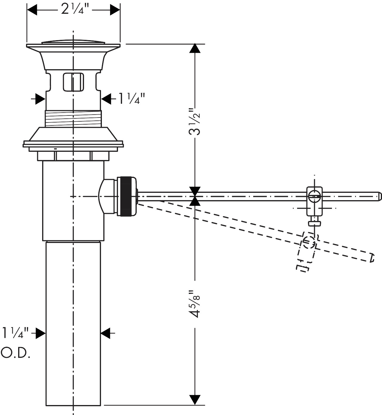 AXOR Spare parts PopUp Assembly Complete, Art. no. 88509000