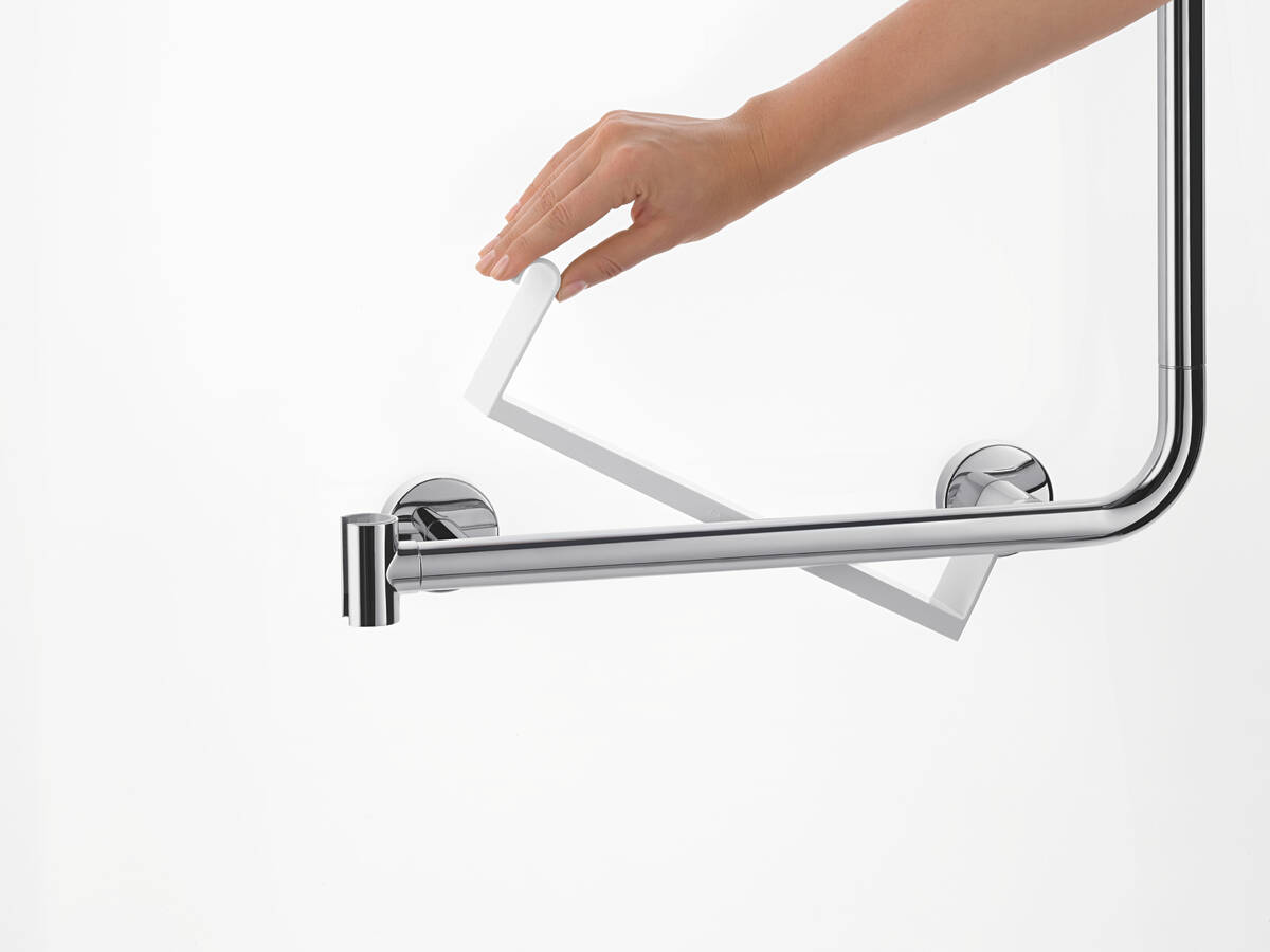 hansgrohe Barres de douche Unica, Barre de douche Comfort 110 cm avec