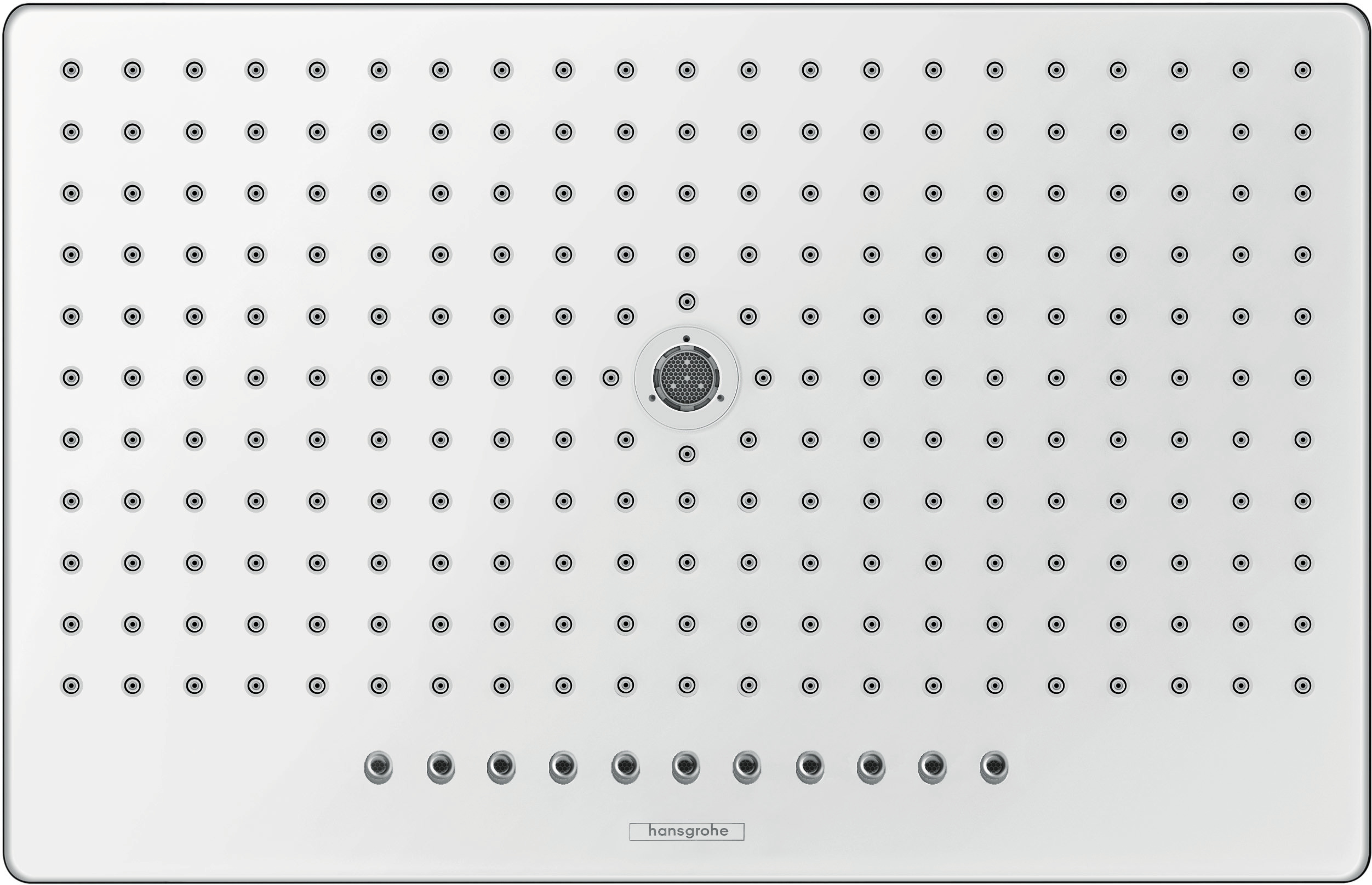 Close-up: Overhead shower 460 3jet with ceiling connector 1