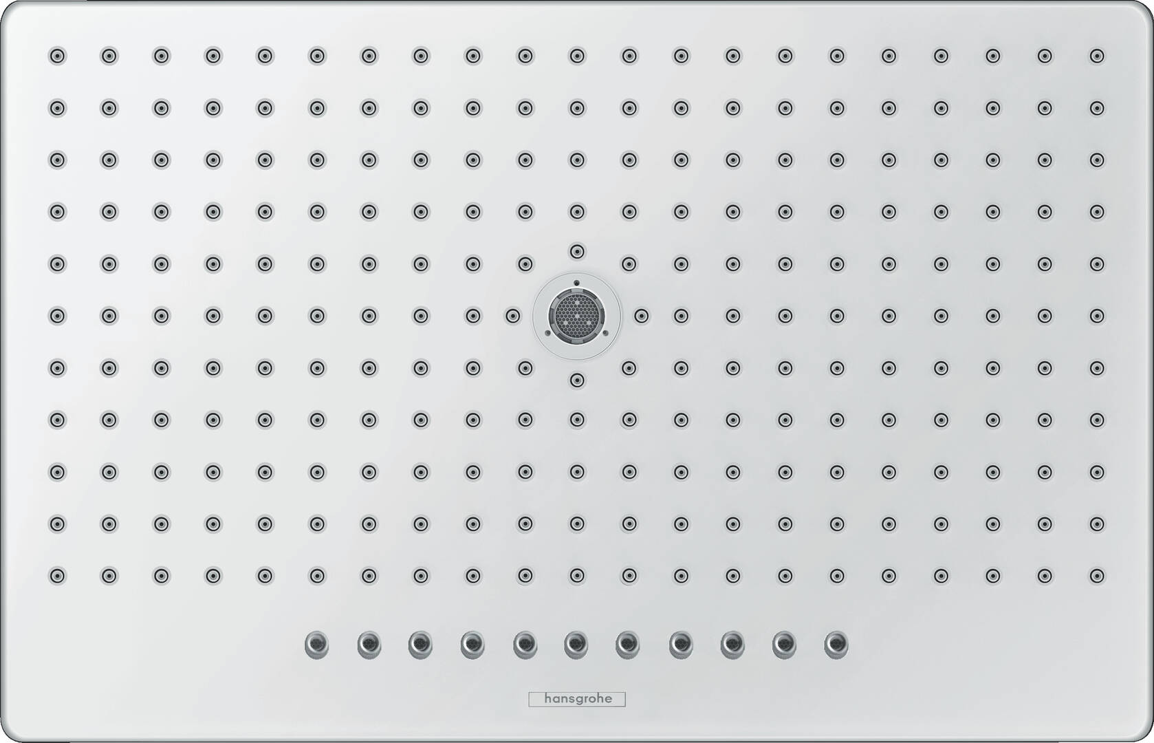 Close-up: Overhead shower 460 3jet with ceiling connector 2