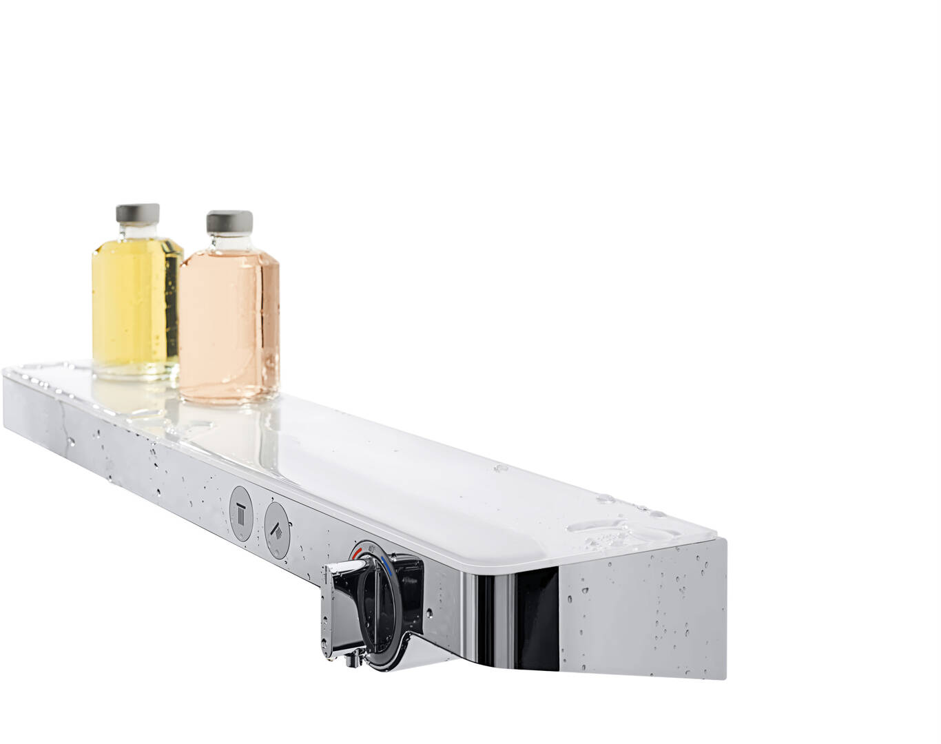 Close-up: Thermostatic mixer 700 Universal for exposed installation for 2 outlets 1