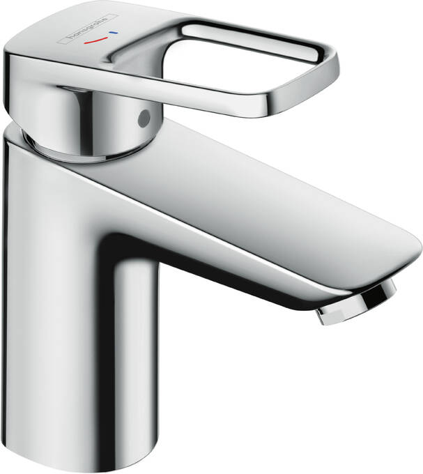 Logis Loop Mitigeur de lavabo 100 CH3 CoolStart, avec tirette et vidage