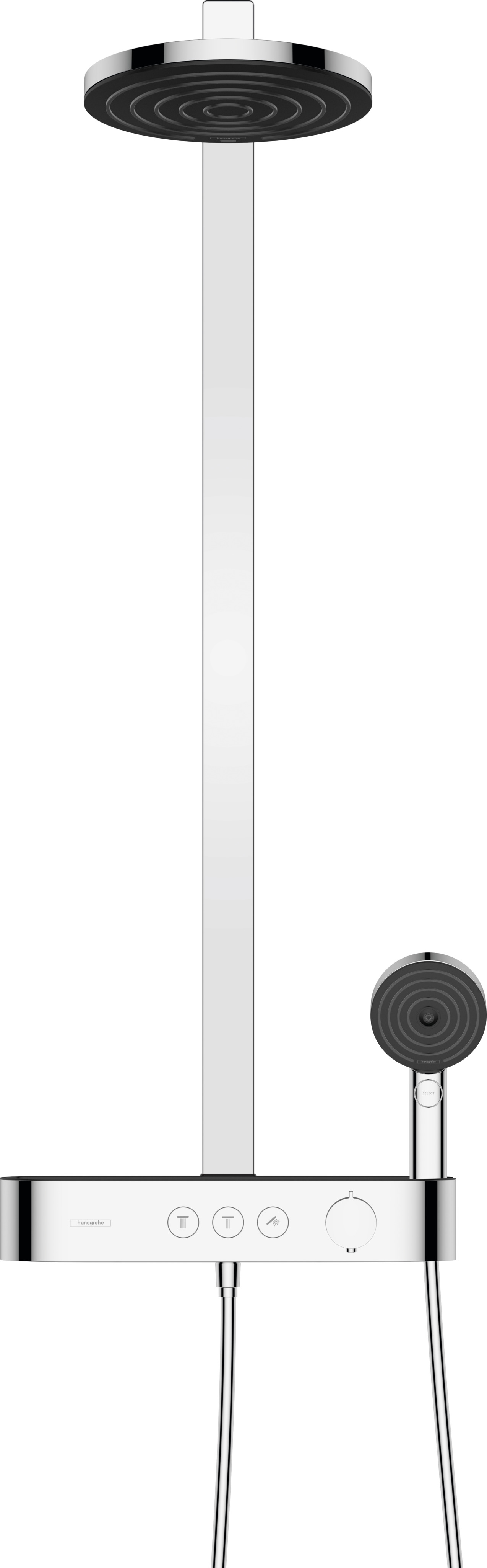 Close-up: Showerpipe 260 2jet 2 ticks with ShowerTablet Select 400 2