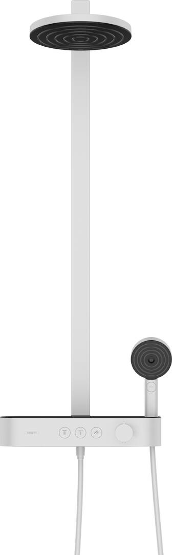 Close-up: Showerpipe 260 2jet 2 ticks with ShowerTablet Select 400 1