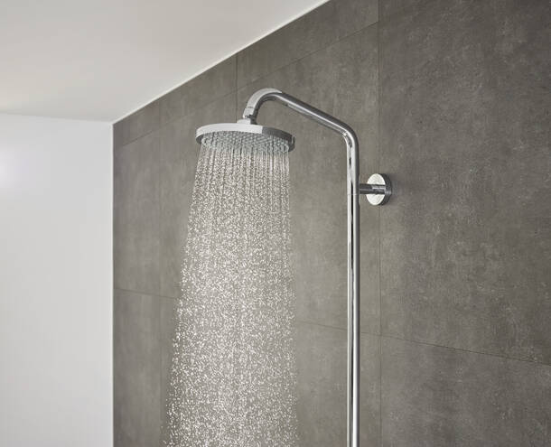 Close-up: Showerpipe 160 1jet with thermostat 2