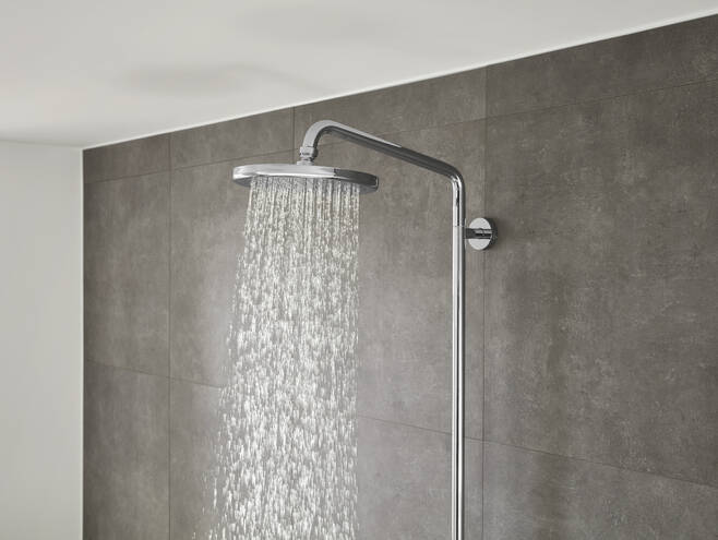 Close-up: Showerpipe 220 1jet EcoSmart med termostat 3