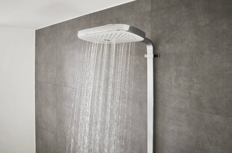 Close-up: Showerpipe 300 3jet with ShowerTablet Select 300 2