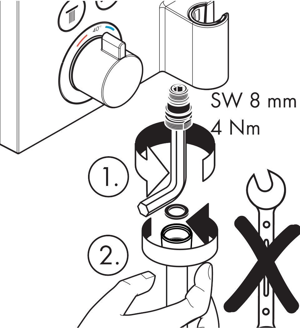 hansgrohe Spare parts: Item No. 92448000
