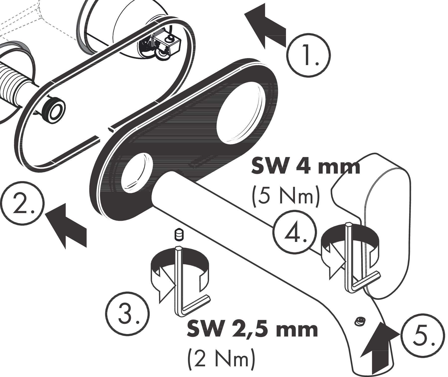 hansgrohe Spare parts: escutcheon, Item No. 93714000