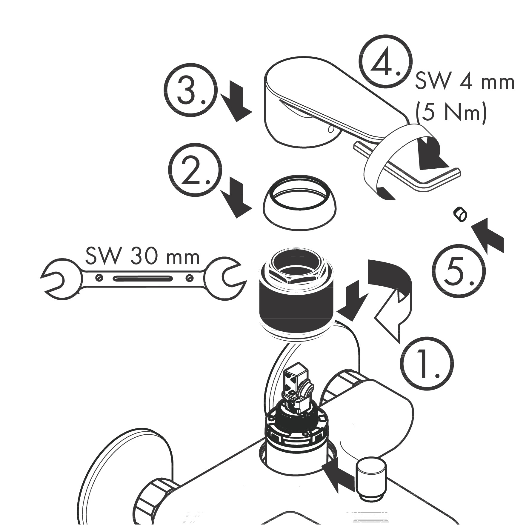 Hansgrohe ersatzteile hg spannschraube steel art nr 97977990