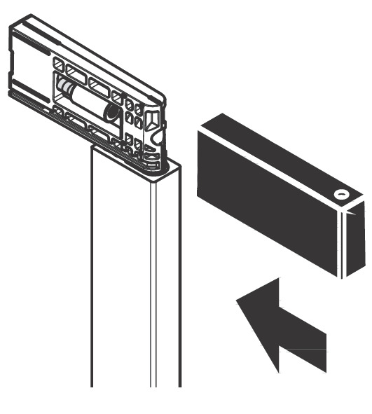 hansgrohe Spare parts: Cover Pulsify E wall bar, Item No. 94729000