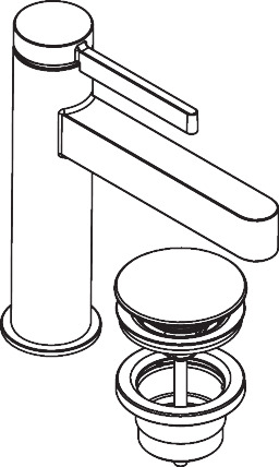 ハンスグローエ 洗面混合水栓: Finoris, シングルレバー洗面混合水栓