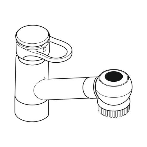 Single Lever Kitchen Mixer with pull-out spray DN15