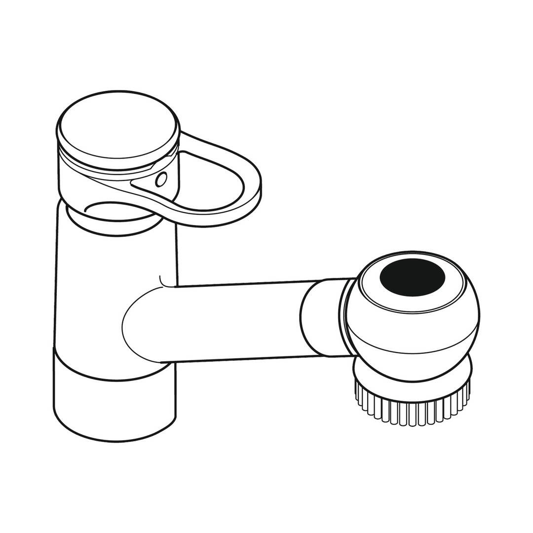 Single Lever Kitchen Mixer with pull-out spray DN15