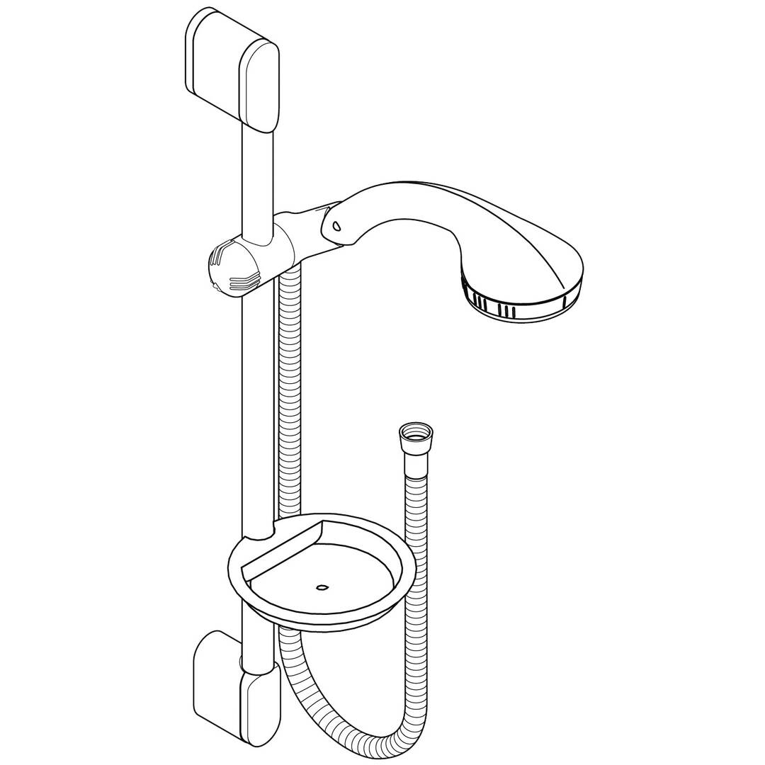 Shower set Monsoon 3
