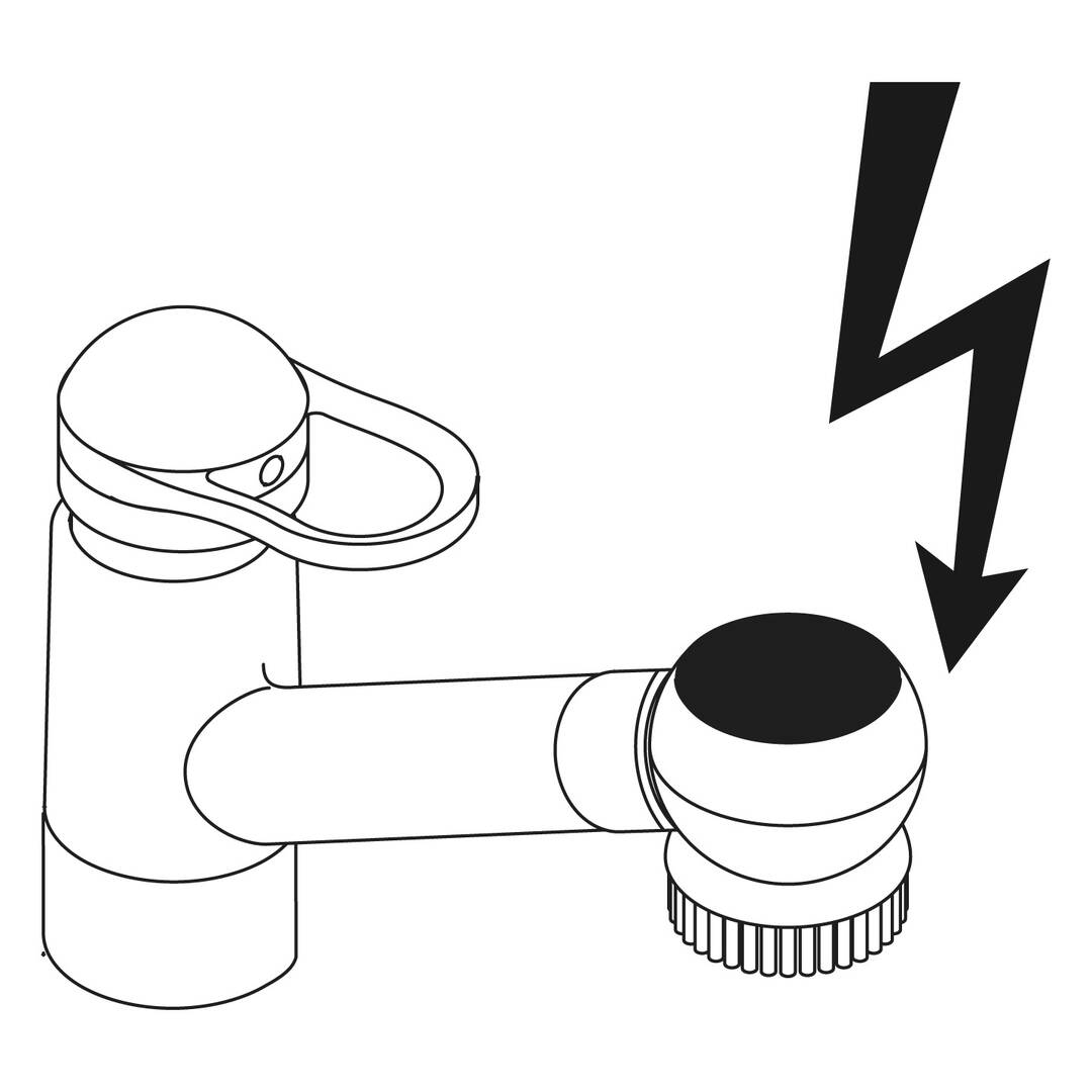 Single Lever Kitchen Mixer for vented hot water cylinders DN15