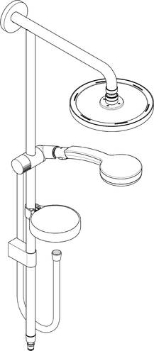 Showerpipe Set Plug & Shower
