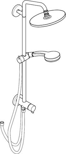 Showerpipe 240 1jet EcoSmart Reno