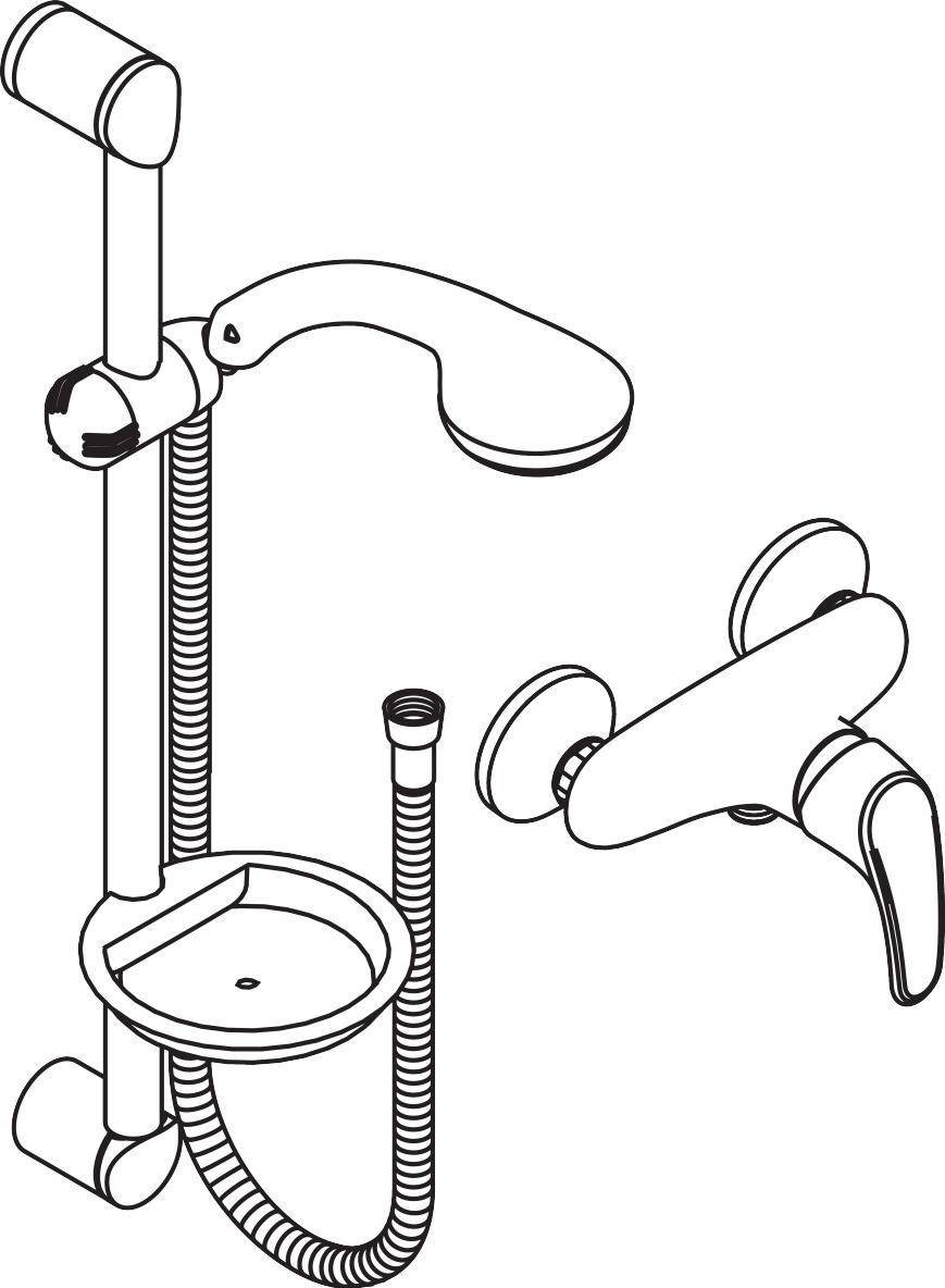 Shower set Marin Avista