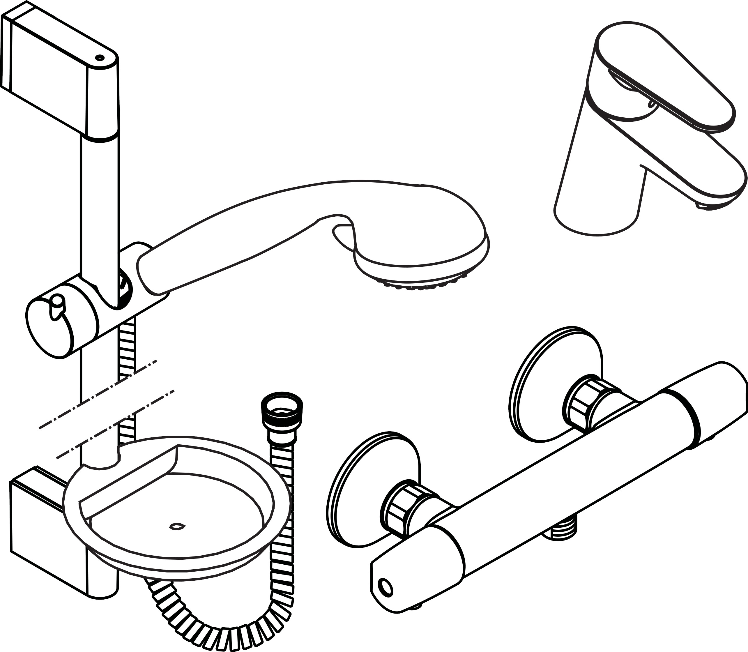 Brausesystem Thermostat comfort set Eco